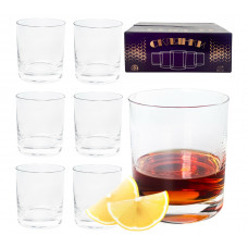 Набір 7051-22 склянок для віскі прозоре скло 300 мл 6шт/ящ