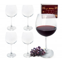 Набор 7051-23 бокалов для вина прозрачное стекло 660 мл 4шт/ящ