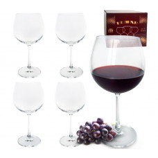 Набір 7051-23 келихів для вина прозоре скло 660 мл 4шт/ящ