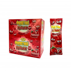 Фруктові кульки CHEWY BITS Strawberry 15гр 24шт/бл 288шт/ящ 9200508040282