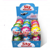 Шоколадне яйце 12гр SKY з іграшкою і кремом 24шт/бл 144шт/ящ 4820270932100