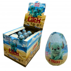 Шоколадне яйце 20гр Litch з іграшкою 24шт/бл 144шт/ящ 4820270932377