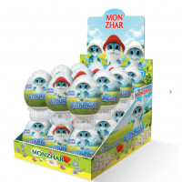 Шоколадне яйце 20гр Smurcat з іграшкою 24шт/бл 144шт/ящ 4820270932315