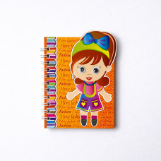 Блокнот В7 40арк. на пружині Оченята БФ7-50