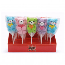 Зефир на палочке "Мишка" 35гр 30шт/уп 120шт/ящ