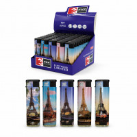 Зажигалки турбо ELECTRONIC LIGHTER БАШНЯ 50шт/бл 921