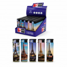 Запальнички турбо ELECTRONIC LIGHTER ВЕЖА 50шт/бл  921