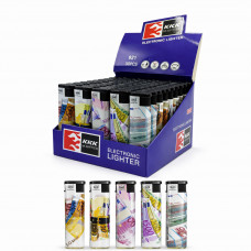 Запальнички турбо ELECTRONIC LIGHTER ЄВРО 50шт/бл  921