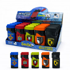 Запальнички "SMILE" Турбо Джет БРИГАДИ  (25шт) J898