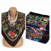 Платок демисезонный 80*80см 10шт/уп №6