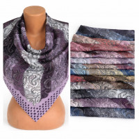 Платок демисезонный 80*80см 10шт/уп №16