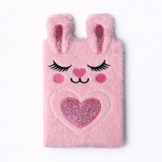 Блокнот дет. А5 Мех DSCN Зайка 2174