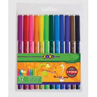 Фломастеры 12 цветов Kids Line на водной основе Zibi 2802