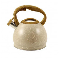 Чайник нерж. ZB 15/3 3,0 л со св. бак.крыш. коричневая ручка