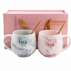 НАБІР 209 2-пр  чашок фарф. 350 мл,  под.уп. 6911100000