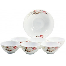 НАБОР Салатников 6916/S 7-пр стеклокерам.  Чайная роза O3020/7 7013100000
