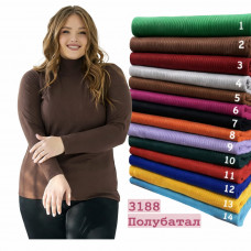 Гольф жіночий кашемір 48-56р. 5шт/уп RZ4492 3188