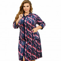 Халат жіночий велюр 58-66р 5шт/уп Zel1396-800-103