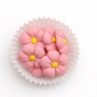 Украшение для торта ХВ безе желто-розовые 16уп/ящ