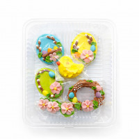 Украшение для торта Праздничная корзина 8шт/уп 16шт/ящ 5929