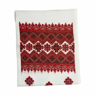 Полотенце с орнаментом 1,2 м красное (5шт)