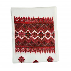 Полотенце с орнаментом 1,2 м красное (5шт)