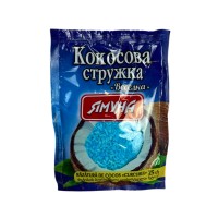 ЯМУНА Кокосовая стружка ЯМУНА ГОЛУБАЯ 25г, 1шт, 5шт/уп, 35шт/ящ