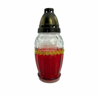 Свеча лампадка Лента красная 20ч 15шт/ящ