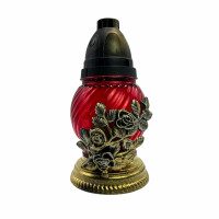 Свеча лампадка Роза на 24 часа. (15/ещ)