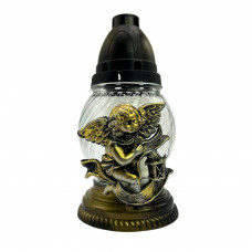 Свеча лампадка Ангел с голубями 24ч