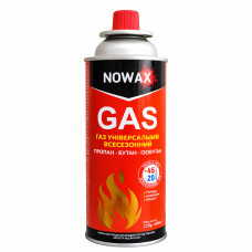Газ для плит и водки 220гр NOWAX 28шт/ящ (шт.)