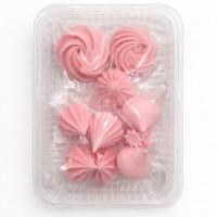 Украшение для торта Мини-безе ассорти розовые (11шт)