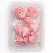 Прикраса для торта Міні-безе асорті рожеві  (11шт) (шт.)
