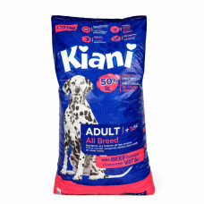Сухой корм для собак KIANI со вкусом говядины 20 кг