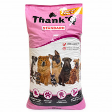 Сухой корм для взрослых собак всех пород THANKQ STANDART ягненок 20 кг