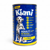 Консерва для собак KIANI DOG з куркою 1,240кг 12шт/уп