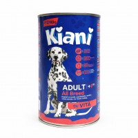Консерва для собак KIANI DOG з яловичоною 1,240кг 12шт/уп