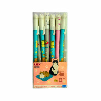 Ручка гел. Пиши-стирай Капибара синяя К9688( 12шт )