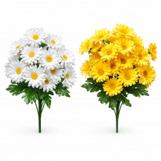 Цветы Ромашка высота 40голов 48см №25