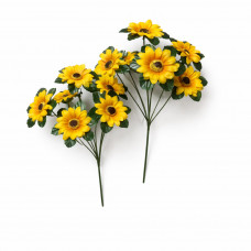 Цветы Подсолнечник 6 голов высота 33см №19