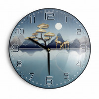 Часы настенные кругл. (27*2,5*27) см №2035