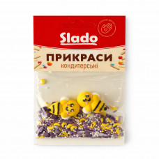 Прикраса для торта Бузок і бджілки №2 15гр 20шт/уп 8уп/ящ