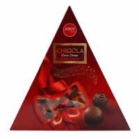 Шоколадные конфеты CHIQOLA TRIANGLE COCOA с какао-кремом 110 г 18 шт/ящ
