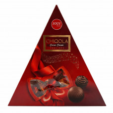 Шоколадные конфеты CHIQOLA TRIANGLE COCOA с какао-кремом 110 г 18 шт/ящ