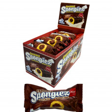 Бисквит SPONGIEZ CHOCO COATED CAKES с какао-нач. покрытый шокол.40 г 12шт/уп