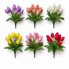 Цветы Тюльпан 9цветков высота 42см №55