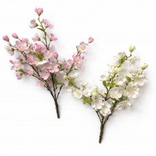 Цветы Яблочный цвет 5 веток высота 50см №45