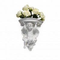 Кашпо Ангел №4  Белое (ЛВС-20694)