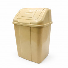 Мусорное ведро с поворотной крышкой 18л Полимер-Гарант 1080