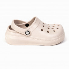 Сабо подростковые Е312 Бежевые 31-35р 6шт/р